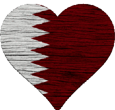 Flags Asia Qatar Heart 