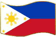 Bandiere Asia Filippine Rettangolo 