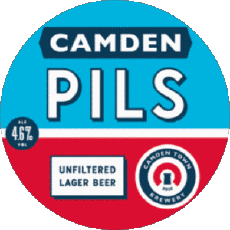 Pils unfiltered lager-Boissons Bières Royaume Uni Camden Town 