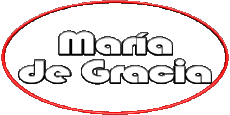 First Names FEMININE - Spain M Composed María de Gracia 