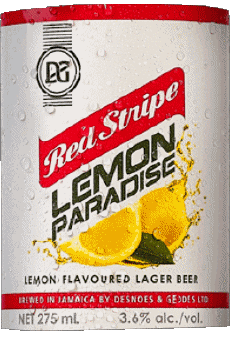 Lemon paradise-Drinks Beers Jamaica Red Stripe Lemon paradise