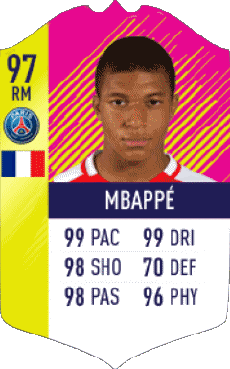 Multi Media Video Games F I F A - Card Players France Kylian Mbappé 