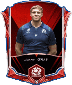 Sport Rugby - Spieler Schottland Jonny Gray 