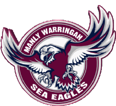 Logo 2003-Deportes Rugby - Clubes - Logotipo Australia Manly Warringah Sea Eagle Logo 2003