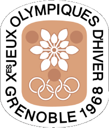 1968-Sport Olympische Spiele Geschichte Logo 1968