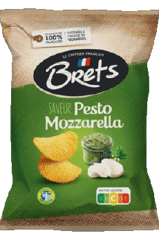 Pesto Mozzarella-Cibo Apéritifs - Chips Brets Pesto Mozzarella