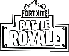 Logo-Multi Media Video Games Fortnite Battle Royale Logo
