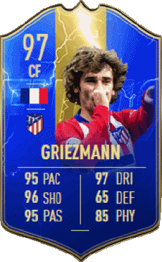 Multi Media Video Games F I F A - Card Players France Antoine Griezmann 