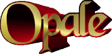 Vorname WEIBLICH - Frankreich O Opale 