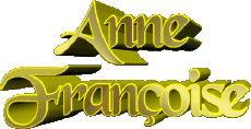 Nombre FEMENINO - Francia A Compuesto Anne Françoise 