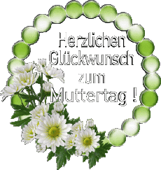 Messages German Herzlichen Glückwunsch zum Muttertag 022 