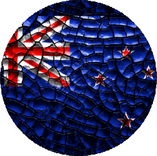 Banderas Oceanía Nueva Zelanda Ronda 