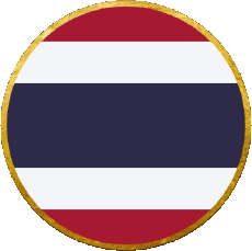 Banderas Asia Tailandia Ronda 