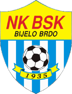 Sports FootBall Club Europe Logo Croatie NK BSK Bijelo 