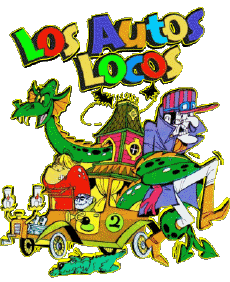 Multimedia Cartoons TV Filme Wacky Races Spanisches Logo 