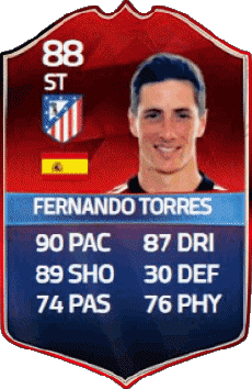 Multi Media Video Games F I F A - Card Players Spain Fernando Torres 