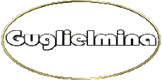 First Names FEMININE - Italy G Guglielmina 