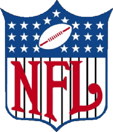 1960-Deportes Fútbol Americano U.S.A - N F L National Football League Logo 