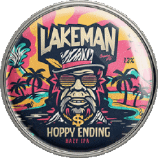 Hoppy Ending-Getränke Bier Neuseeland Lakeman 