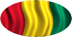 Flags Africa Guinea Oval 01 