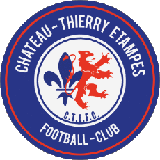 Sports FootBall Club France Logo Hauts-de-France 02 - Aisne Château-Thierry-Etampes  FC 
