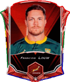 Sports Rugby - Joueurs Afrique du Sud Francois Louw 