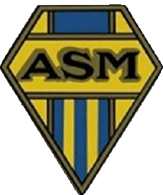 1930 - 1970-Deportes Rugby - Clubes - Logotipo Francia Clermont Auvergne ASM 