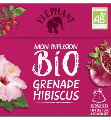 Bio grenade hibiscus-Getränke Tee - Aufgüsse Eléphant 