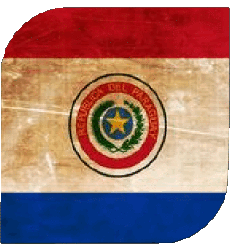 Banderas América Paraguay Plaza 