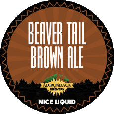 Beaver tail brown ale-Getränke Bier USA Adirondack Beaver tail brown ale