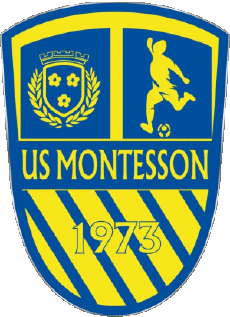 Sports FootBall Club France Logo Ile-de-France 78 - Yvelines US Montesson 