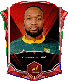 Sport Rugby - Spieler Südafrika Lukhanyo Am 