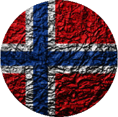 Bandiere Europa Norvegia Tondo 