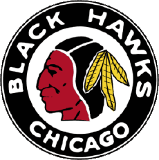 1937-Sport Eishockey U.S.A - N H L Chicago Blackhawks 1937