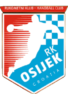 Sport Handballschläger Logo Kroatien Osijek 
