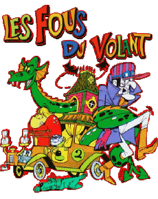Multi Media Cartoons TV - Movies Wacky Races French Logo 