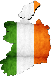 Banderas Europa Irlanda Mapa 