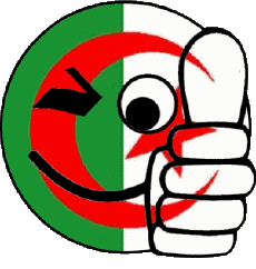 Drapeaux Afrique Algérie Smiley - Ok 