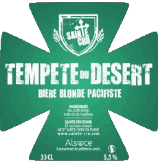 Tempete du desert-Getränke Bier Frankreich Sainte Cru Tempete du desert