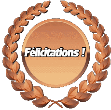 Nachrichten Französisch Félicitations 12 