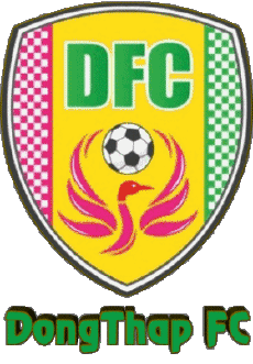 Sports FootBall Club Asie Logo Vietnam Dong Thap FC 