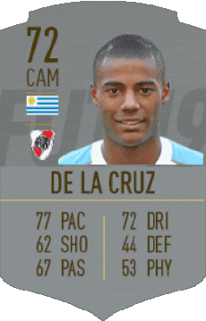 Multimedia Videospiele F I F A - Karten Spieler Uruguay Nicolás De la Cruz 