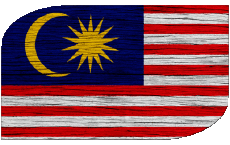 Flags Asia Malaysia Rectangle 