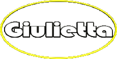 Vorname WEIBLICH - Italien G Giulietta 