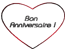 Messages Français Bon Anniversaire Coeur 001 