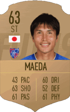 Multimedia Vídeo Juegos F I F A - Jugadores  cartas Japón Daizen Maeda 