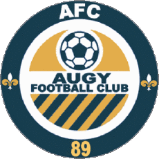 Sports FootBall Club France Logo Bourgogne - Franche-Comté 89 - Yonne Augy FC 