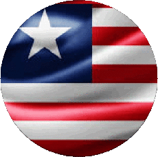 Bandiere Africa Liberia Tondo 