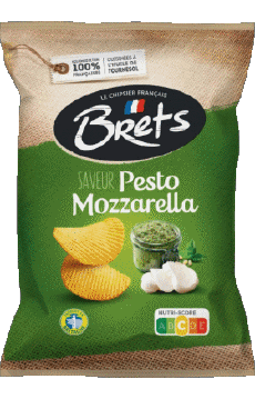 Pesto Mozzarella-Cibo Apéritifs - Chips Brets Pesto Mozzarella