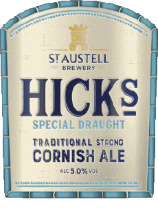 Hick&#039;s-Bebidas Cervezas UK St Austell 